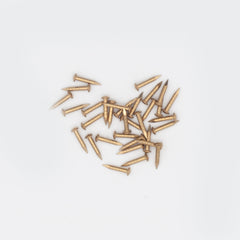 10 x 1.6 Solid Brass Escutcheon Pins (Dome head nails)