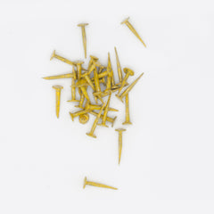 13mm Yellow Steel Cut Gimp Pins