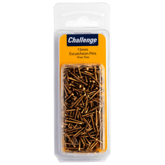 15mm Brassed Escutcheon Pins