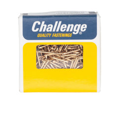 15 x 1.60 Brassed Escutcheon (Dome head) Pins