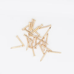 15 x 1.60 Brassed Escutcheon (Dome head) Pins