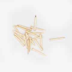 20 x 1.6 Solid Brass Escutcheon Pins (Dome head nails)