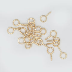 20x2 Screw Eyes (Brass Plate)