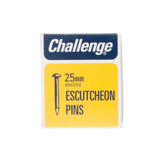 25mm Brassed Escutcheon Pins