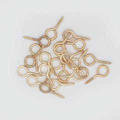 25x4 Screw Eyes (Brass Plate)