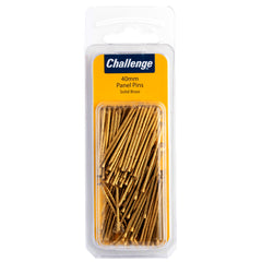 40mm Solid Brass Panel Pins