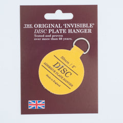 The original invisible adhesive disc plate hanger - 50mm (2")