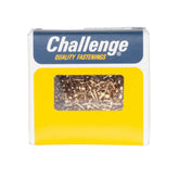 6 x 1.25 (18g) Brassed Escutcheon (Dome head) Pins