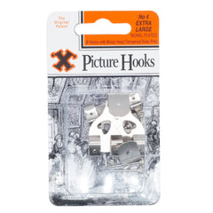No.4 Picture Hooks Nickel Plated