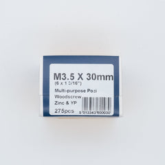 M3.5 30mm Standard Woodscrew