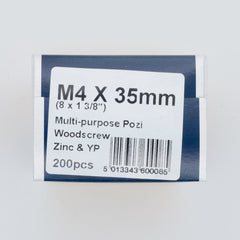 M4 35mm Standard Woodscrew
