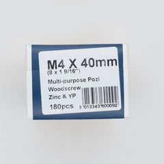 M4 40mm Standard Woodscrew