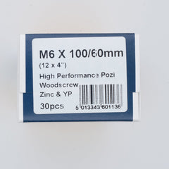 M6 100/60mm High Performance Screw