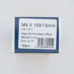 M6 150/72mm High Performance Screw
