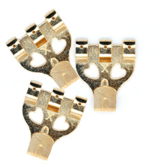 No.4 Picture Hooks Brassed