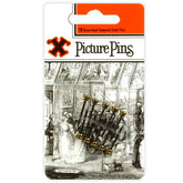 Brass Head Picture Pins