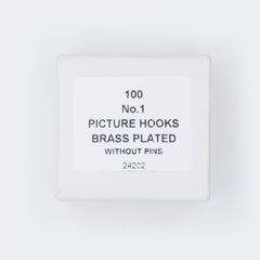 No.1 Picture Hooks Nickel Plated