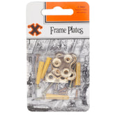 Frame Plates (25mm) Brass Plated