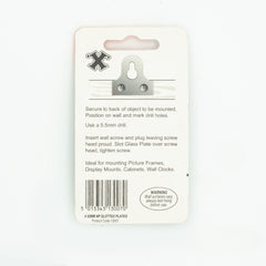 Slotted Glass Plates (31mm) Nickel Plate