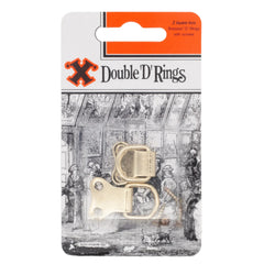 Double D Rings (Brass Plate)
