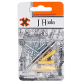 J Hooks (56mm) Nickel Plated