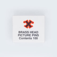 Brass Head Picture Pins