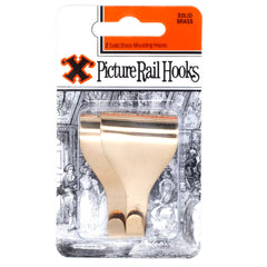 Brass Picture Rail Hooks