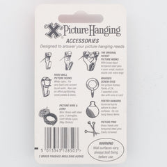 Brassed Picture Rail Hooks