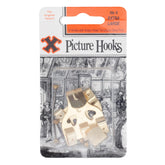 No.4 Picture Hooks Brassed