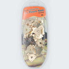 No.3 Picture Hooks Brassed