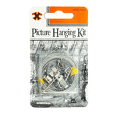 Picture Hanging Kit Nickel Plated