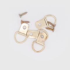 Single D Rings (Brass Plate)