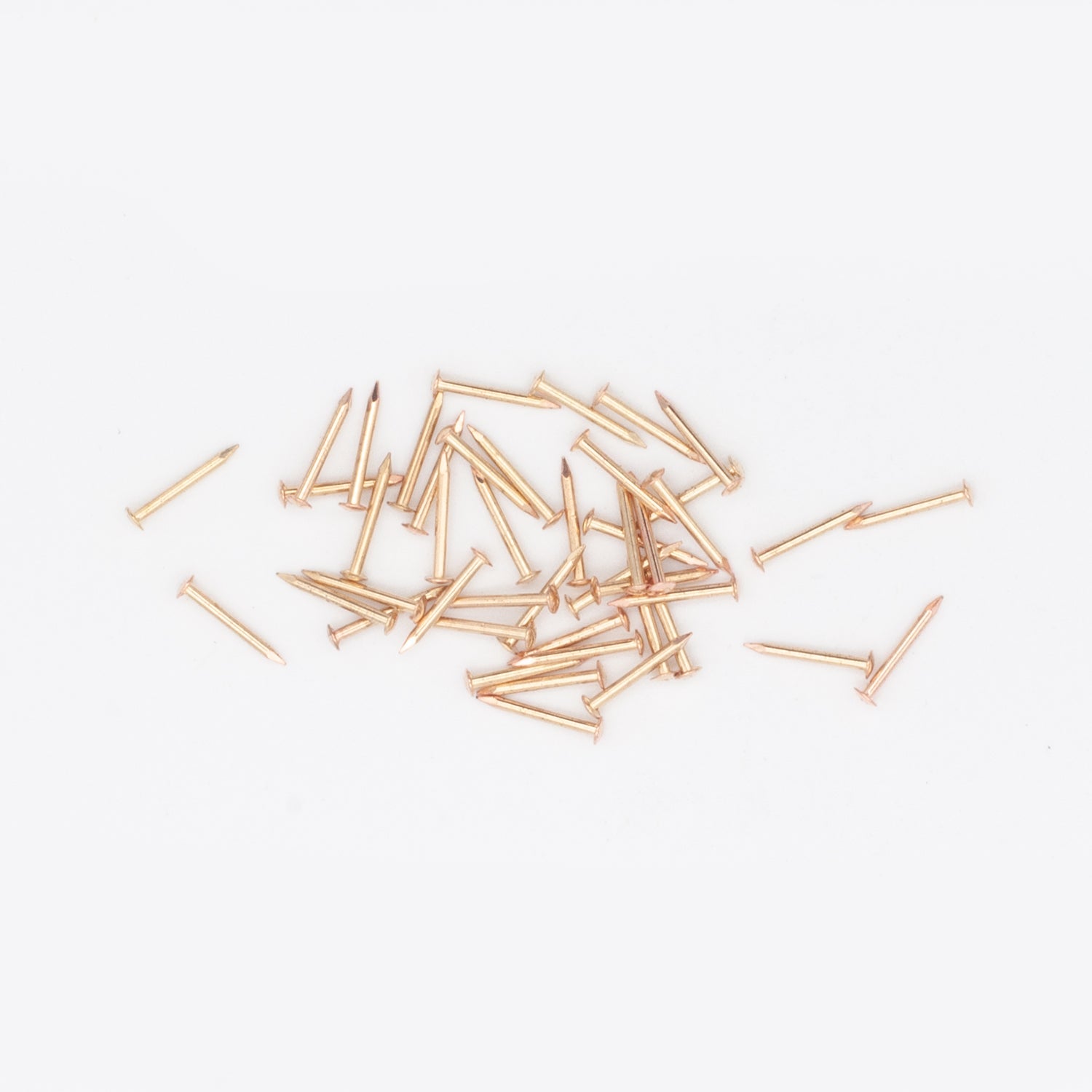 10 x 1.00 Brassed Escutcheon (Dome head) Pins