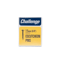 15mm Brassed Escutcheon Pins