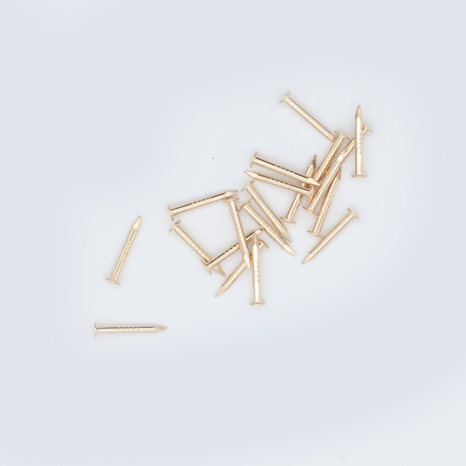 15mm Brassed Escutcheon Pins