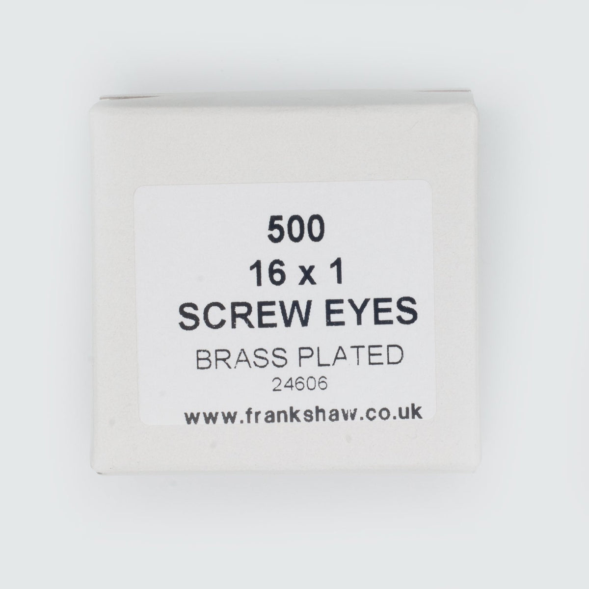 16x1   Screw Eyes (Brass Plate)