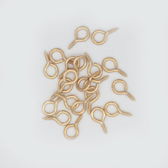 16x1   Screw Eyes (Brass Plate)