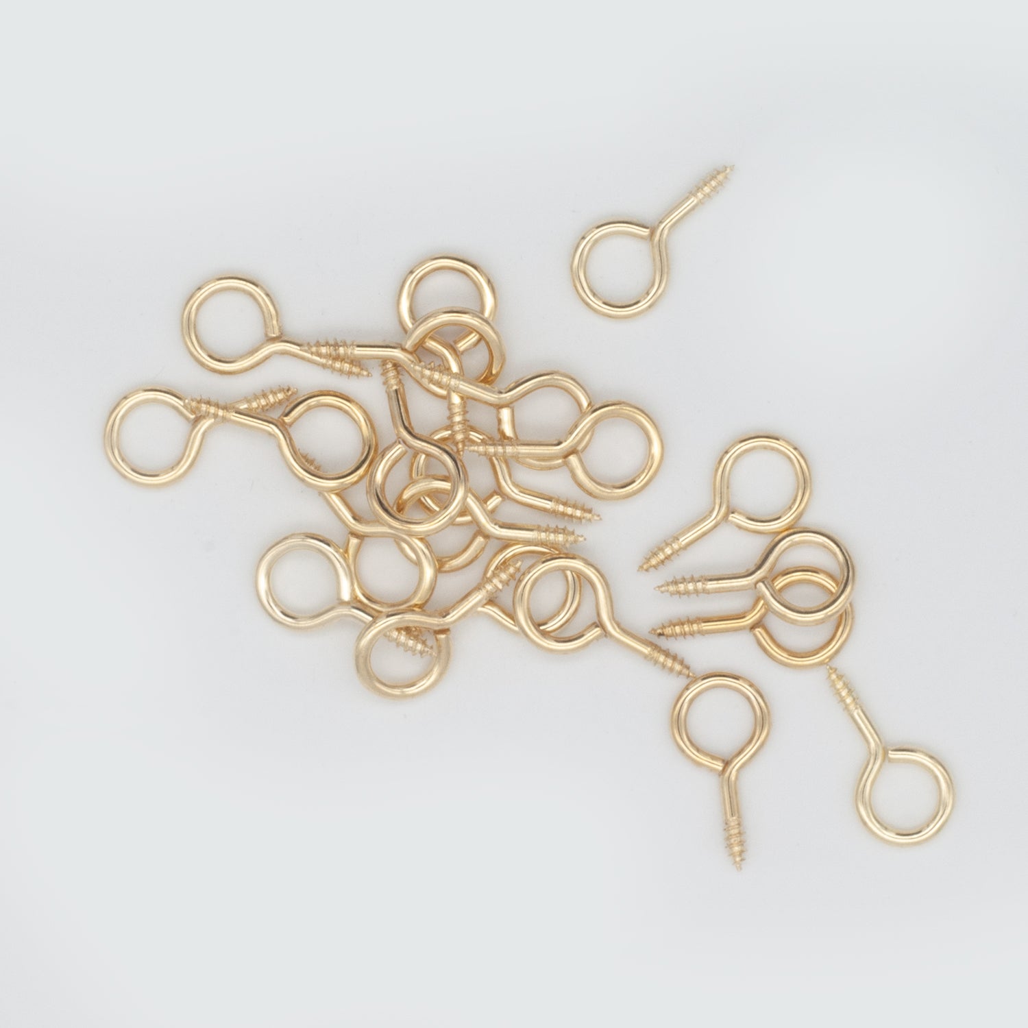 20x2   Screw Eyes (Brass Plate)