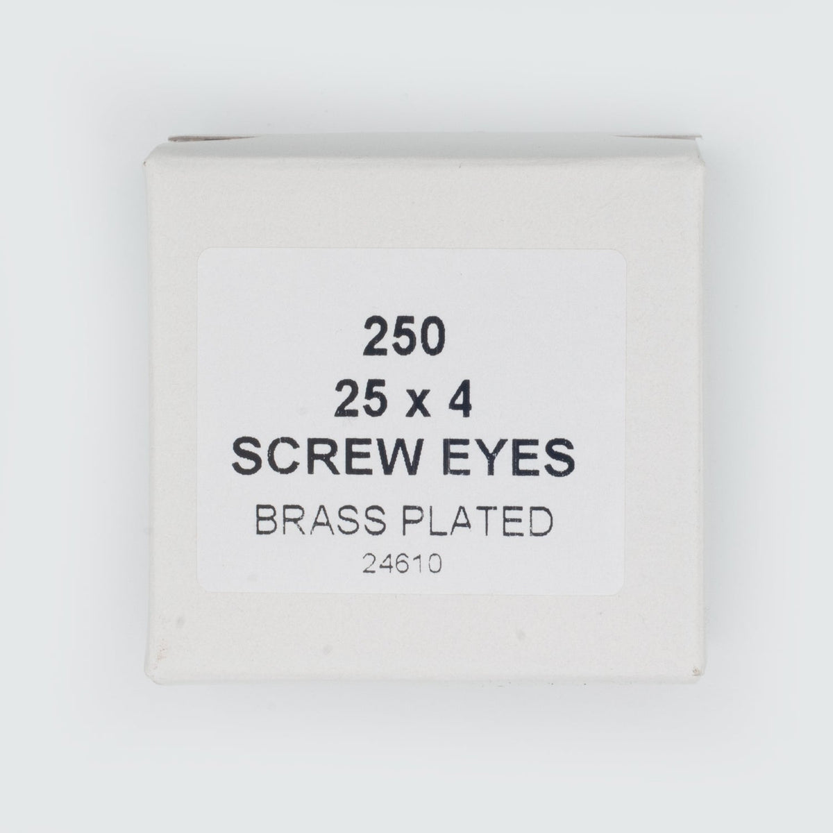 25x4   Screw Eyes (Brass Plate)