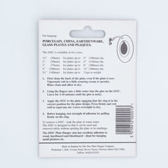The original invisible adhesive disc plate hanger - 30mm