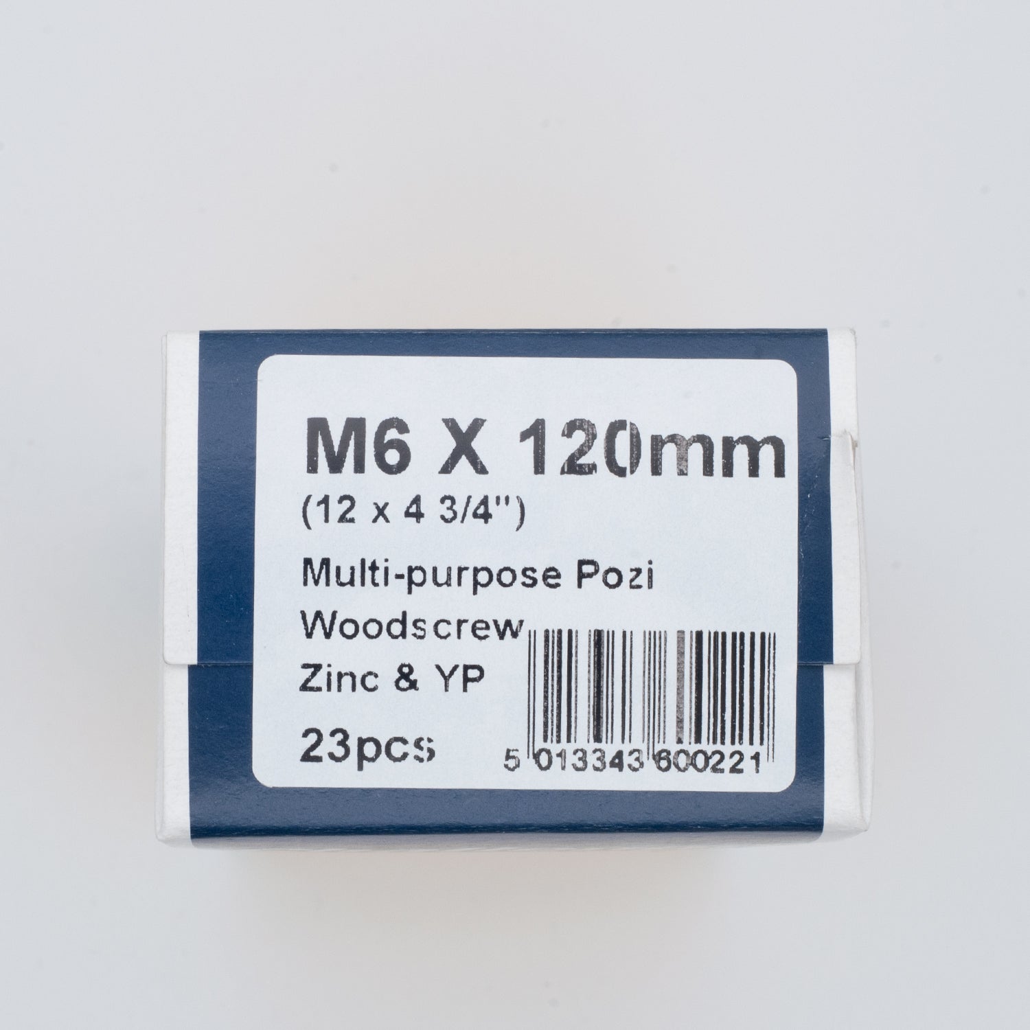 M6 120mm Standard Woodscrew