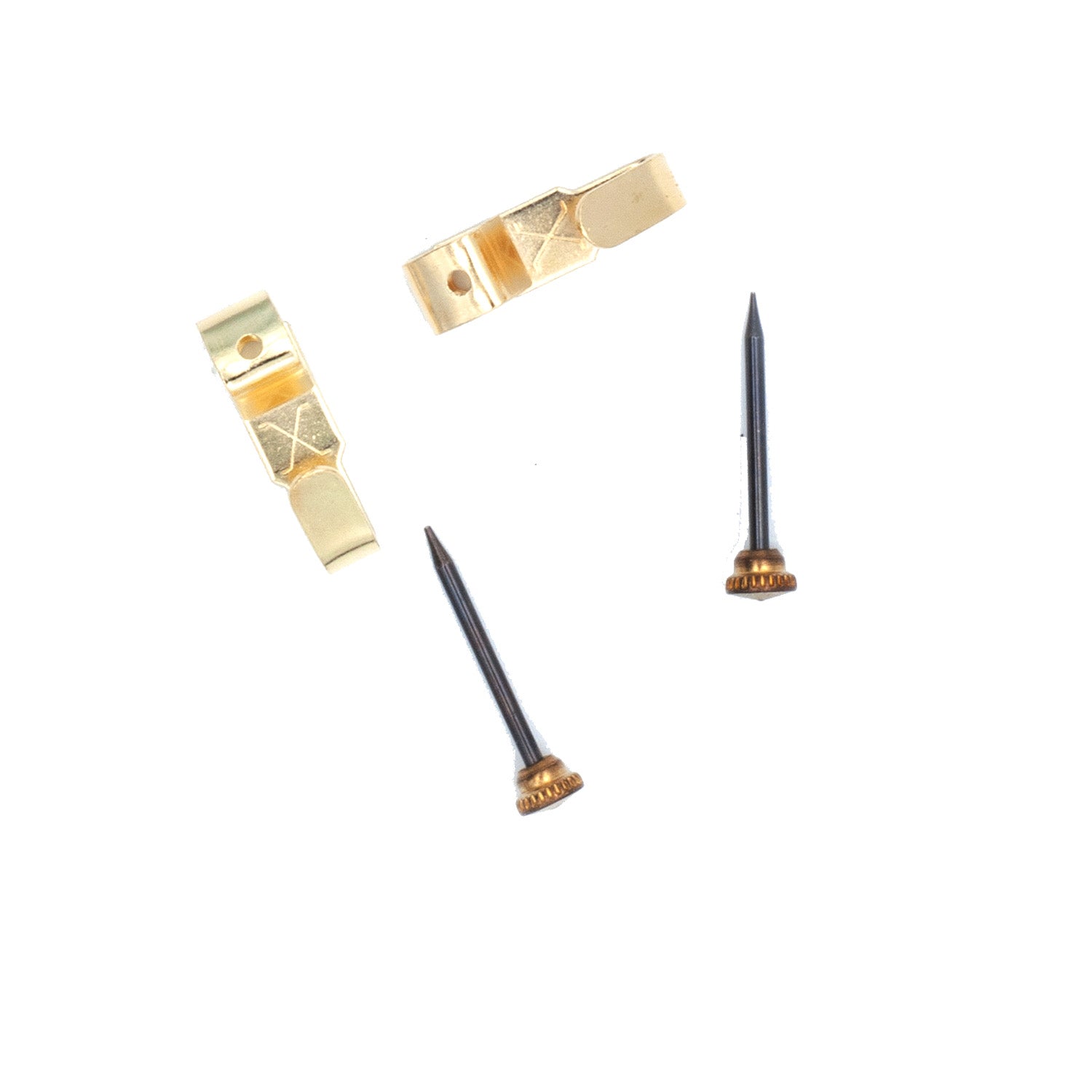 No.1 Picture Hooks Brassed