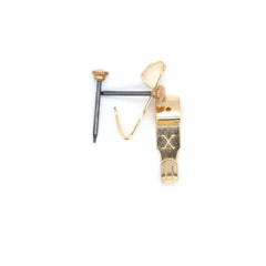 No.2 Picture Hooks Brassed