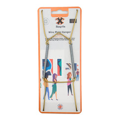 No.3 Wire Plate Hanger -  Brass Effect