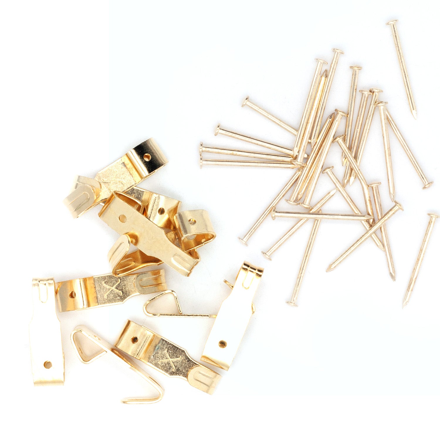 No.2 Picture Hooks Brassed