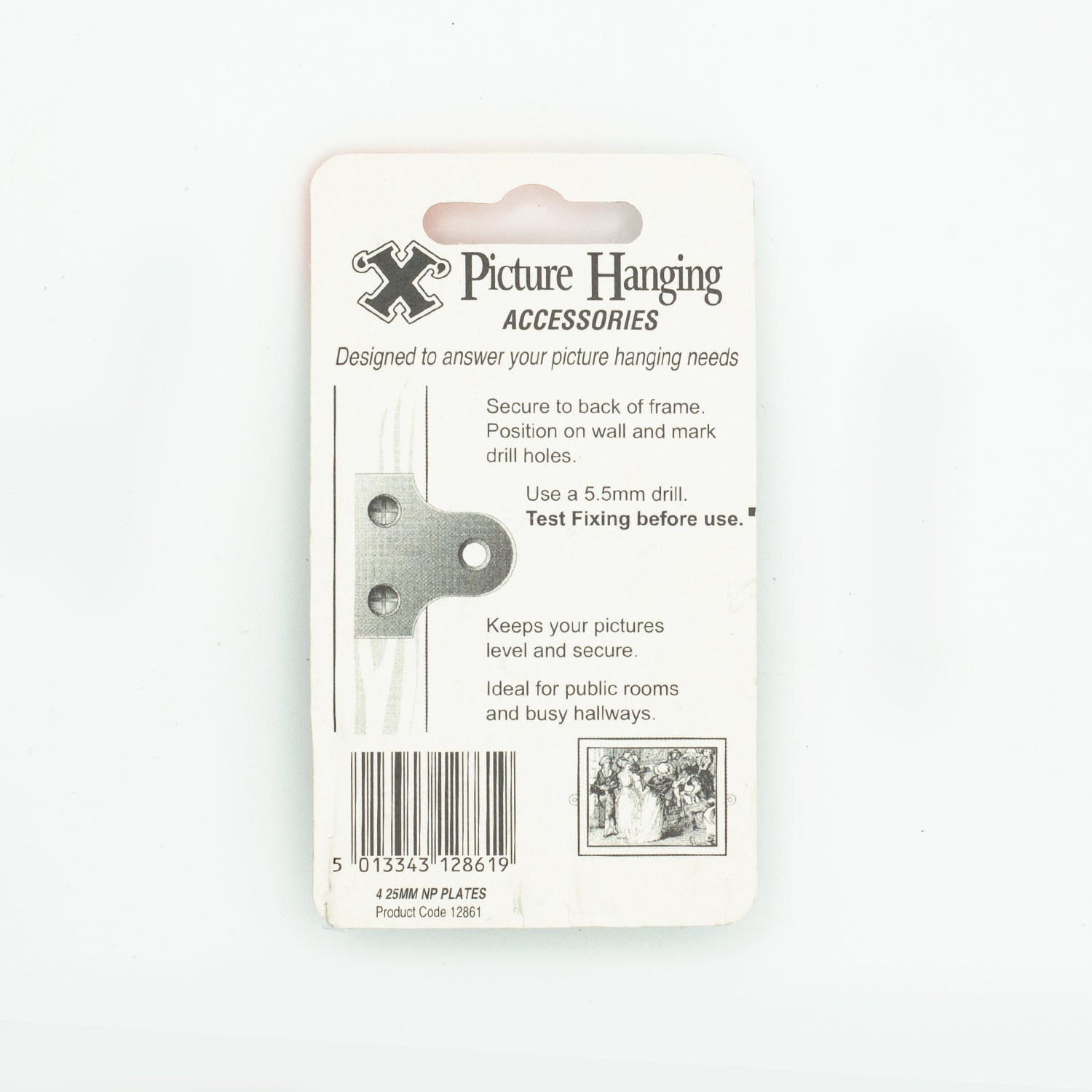 Frame Plates (25mm) Nickel Plated